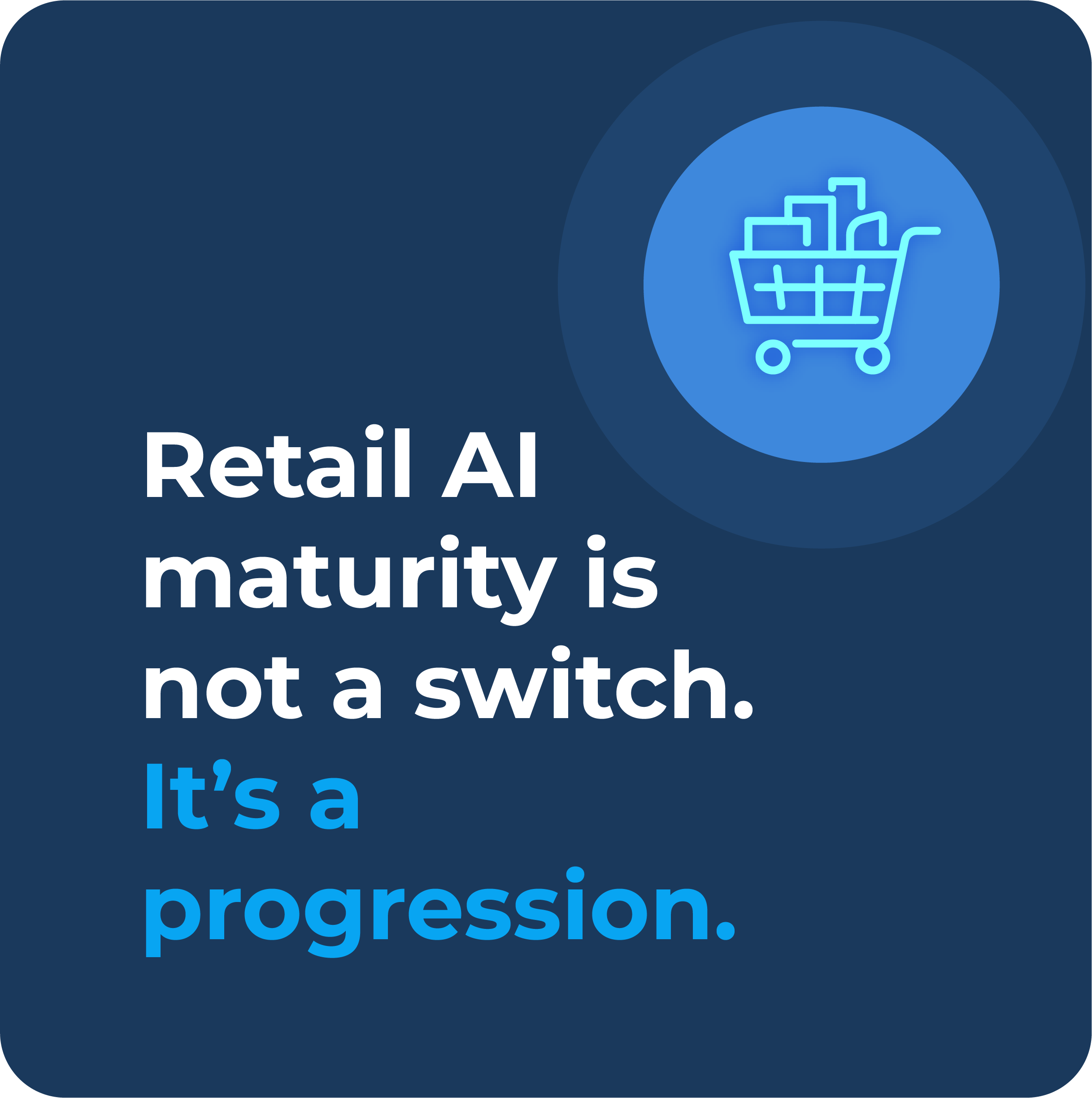 Retail AI maturity is not a switch. It's a progression.
